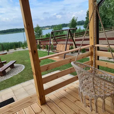 Siedlisko Nad Jeziorem Skarlinskim 5B, Mazury, Jezioro, Domek, Bania Kurzetnik Exterior foto